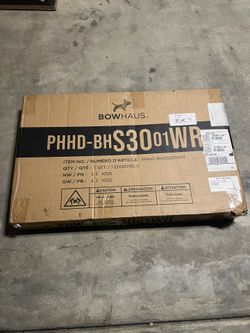 BOWHAUS Foldable Dog Crate Wire Metal Dog Kennel with Divider Panel