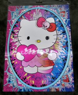 Hello Kitty Holographic Poster