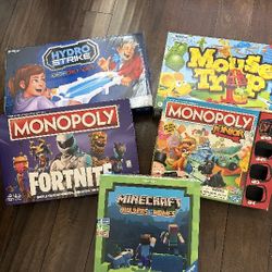Lot Of 5  Games $40 In Excellent Condition