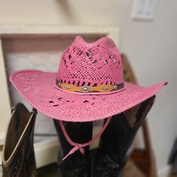 La Sierra Pink Cowgirl Hat