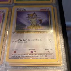 1st Edition Meowth