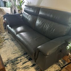 Leather Reclining Couch