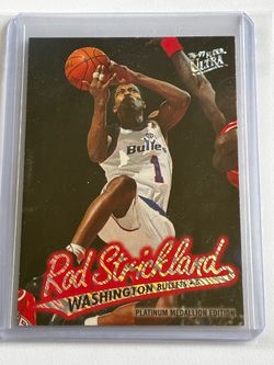 Rod Strickland, platinum  ￼basketball card