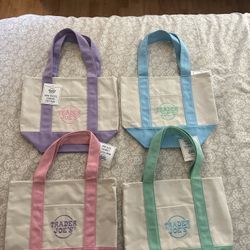 Trader Joe’s Mini Tote Pastel Bag 
