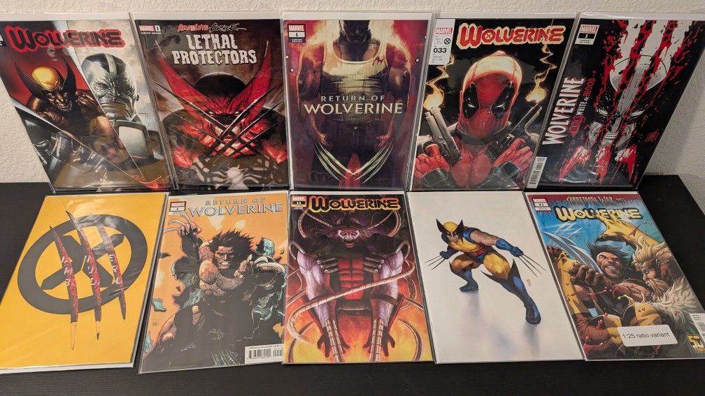 Wolverine EXCLUSIVE Comic Book Lot