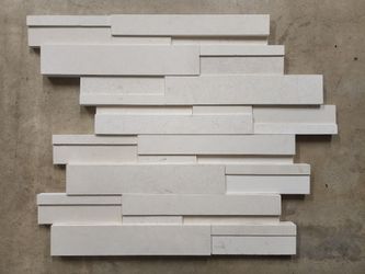 Natural Stone White Ledge Panels