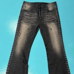 Purple Brand Diamond Stacked Jeans