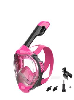 Full Face Snorkel Mask with Camera Mount