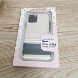 NEW Clear/Striped Design iPhone 11 PRO Phone Case