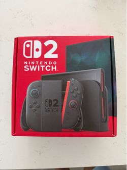 Brand New in Box Nintendo Switch 2 Black Video Game Console 256 GB