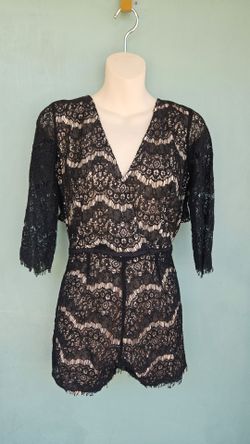 SEXY BLACK LACE CULOTTE STYLE