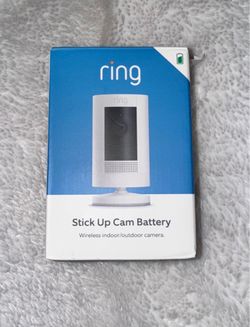 NEW Ring Wireless Indoor/Outdoor Stick Up 1080p Security Camera, White