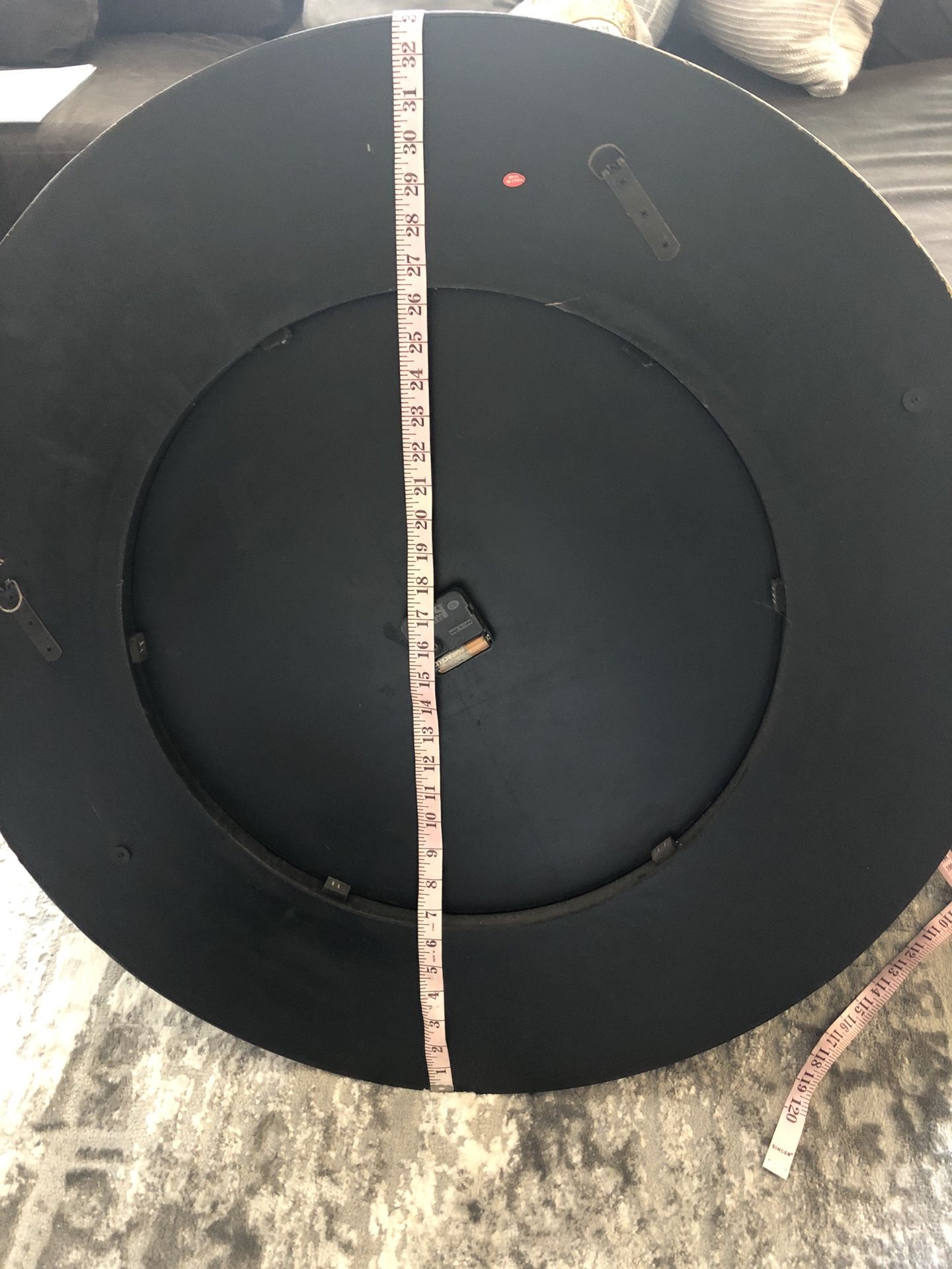 Large Wall Battery Operated Clock