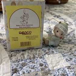 Precious moment, Christmas ornament