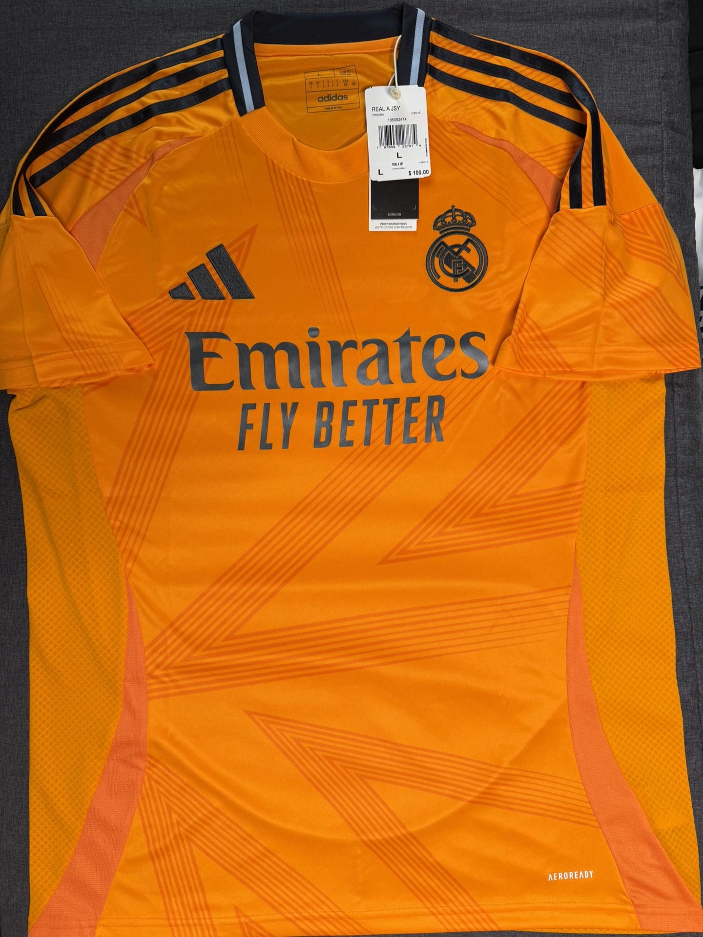 adidas Men's Real Madrid 24/25 Away Jersey