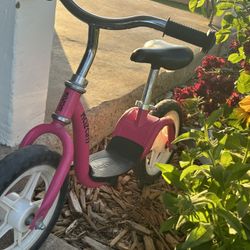 Pink glider bike