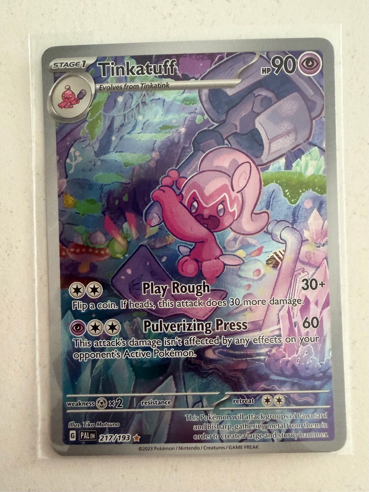 Tinkatuff - 217/193 - Pokemon Card