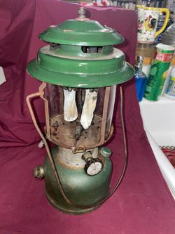 Vintage Coleman gas camp lantern