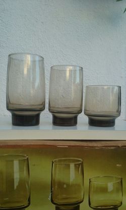 Set of 24 drinking glasses
