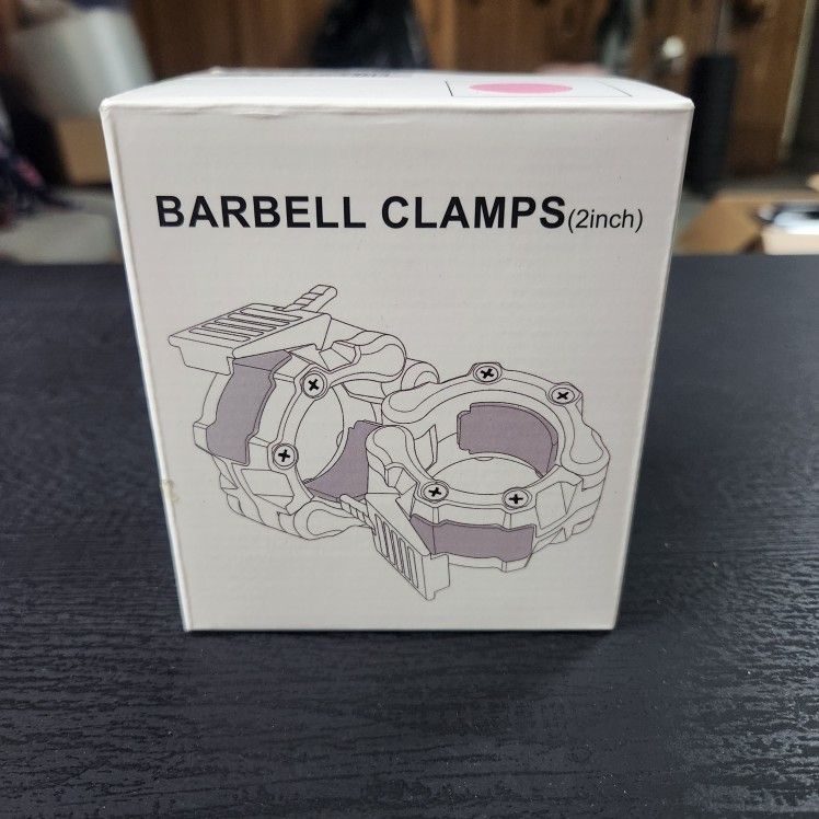 Barbell Clamps 2 inch available in Blue and Pink