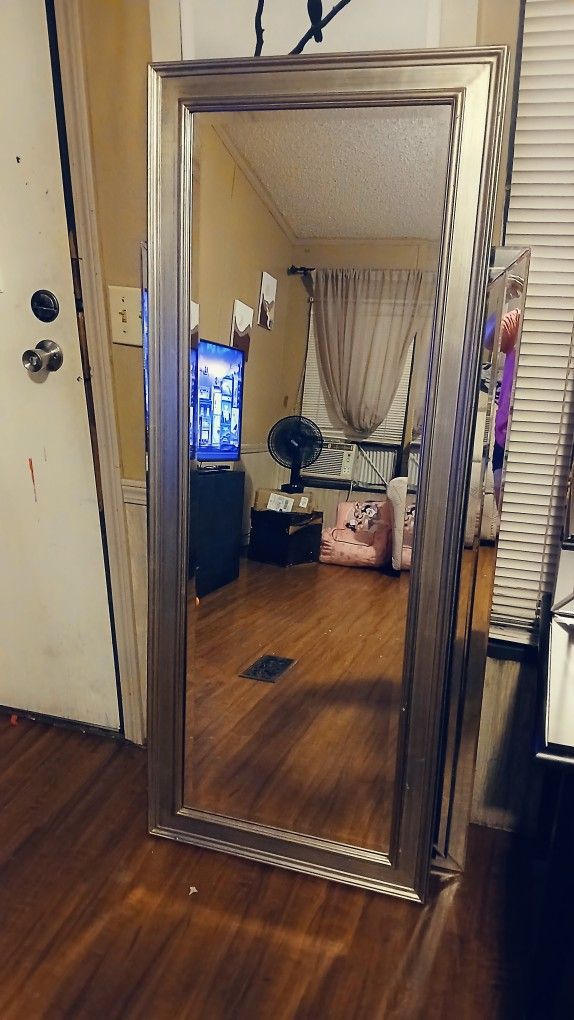 Large Gold Framed Wardrobe Mirror 5ftx2ft