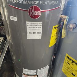 New Water Heater Rheem Performance Platinum Gas 40-gallon Free Installation 