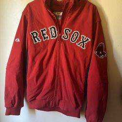 Vintage Boston Red Sox Thermabase Jacket Large MLB  Made for baseball fans, this jacket is perfect for those chilly game nights or as a stylish additi