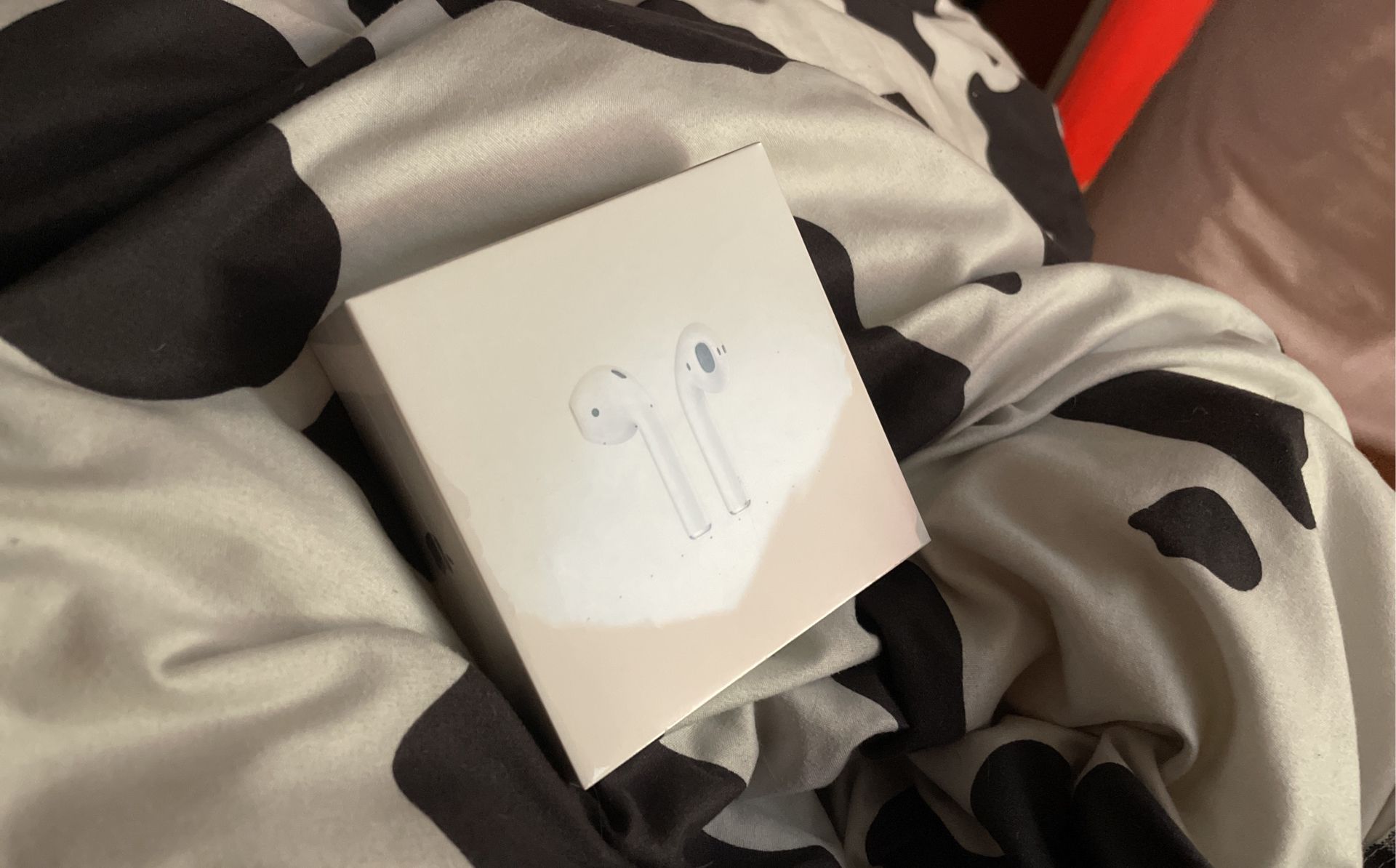 Brand new never opened Apple Airpods 2 with charging case
