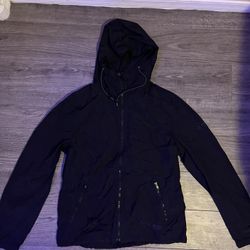 black coach wind breaker jacket