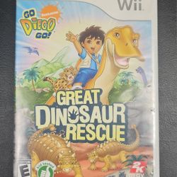 Go, Diego, Go Great Dinosaur Rescue (Nintendo Wii, 2008) Nickelodeon