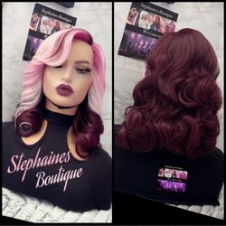 Human Hair Blended Lace Front Wig