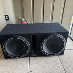 2 12 Inch Subwoofers 