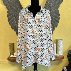 In every story Floral Button Down Shirt
