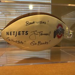 Ohio State football signed by Jim Tressel