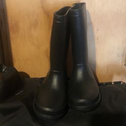 Kids Rain Boots Black Size 13 