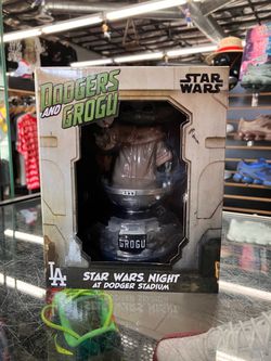 Los Angeles Dodgers Star Wars Grogu Collectible