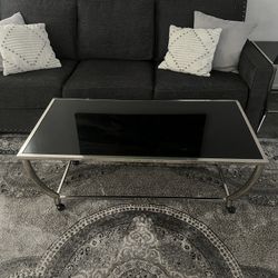 Two Small Mirror Coffee Tables. One Big Mirror Table 