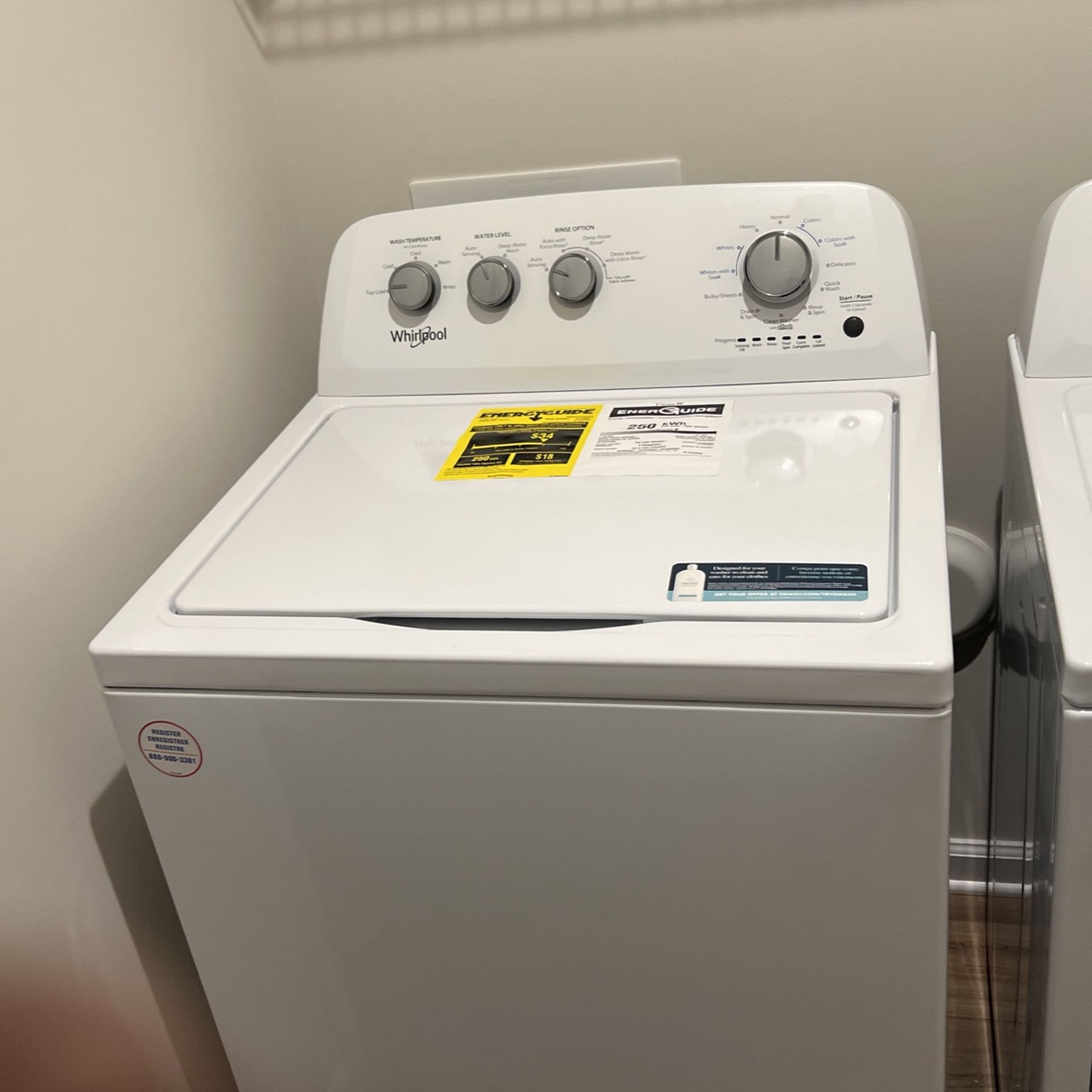 New Whirlpool Washer And Dryer