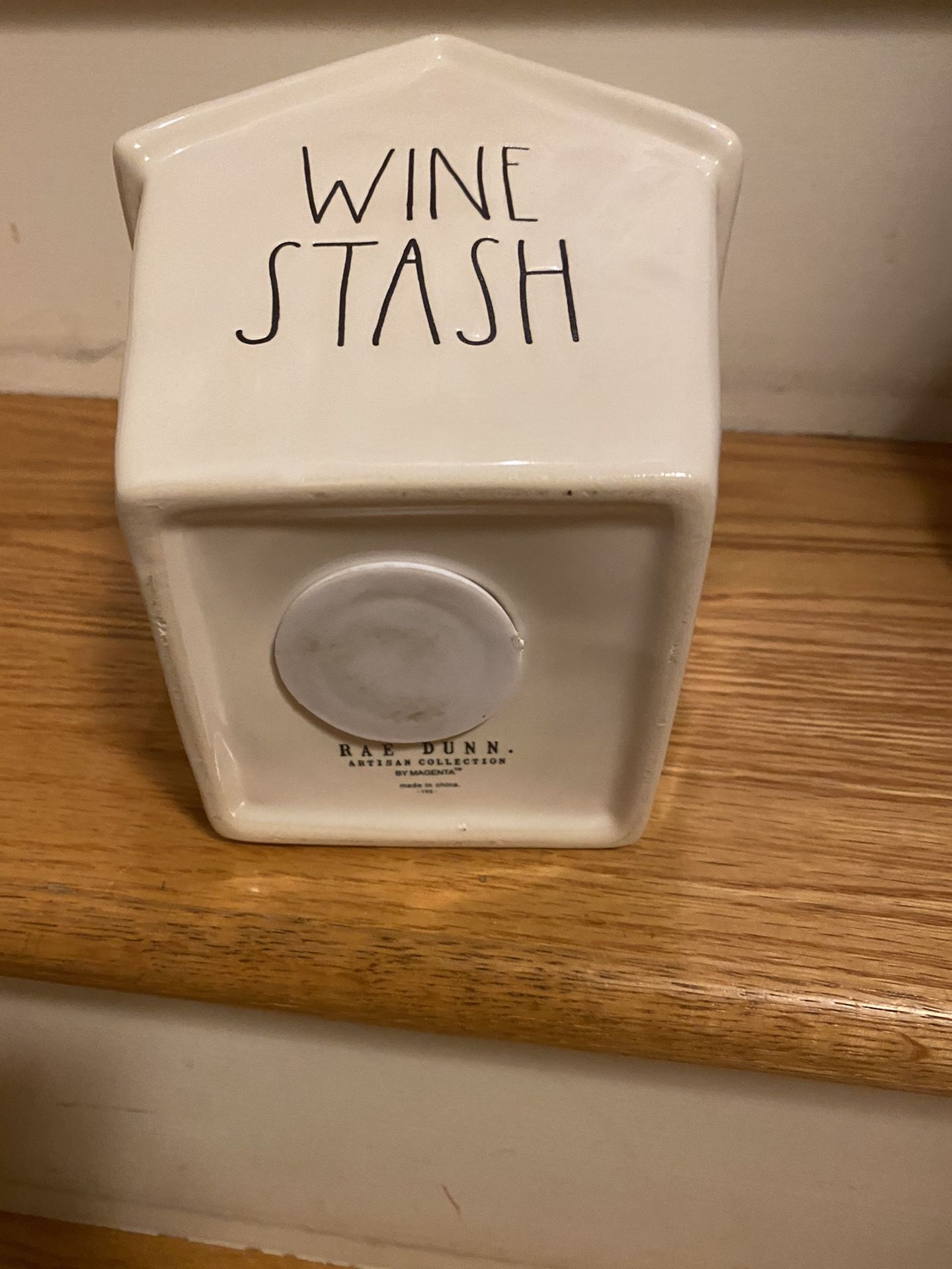 Rae Dunn Wine Stash Bank