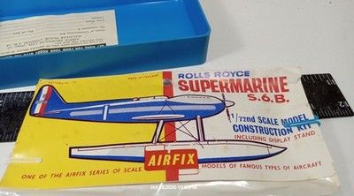 Airfix Supermarine Rolls Royce S.6.B. 1/72 Scale Model Kit Vintage Plasty