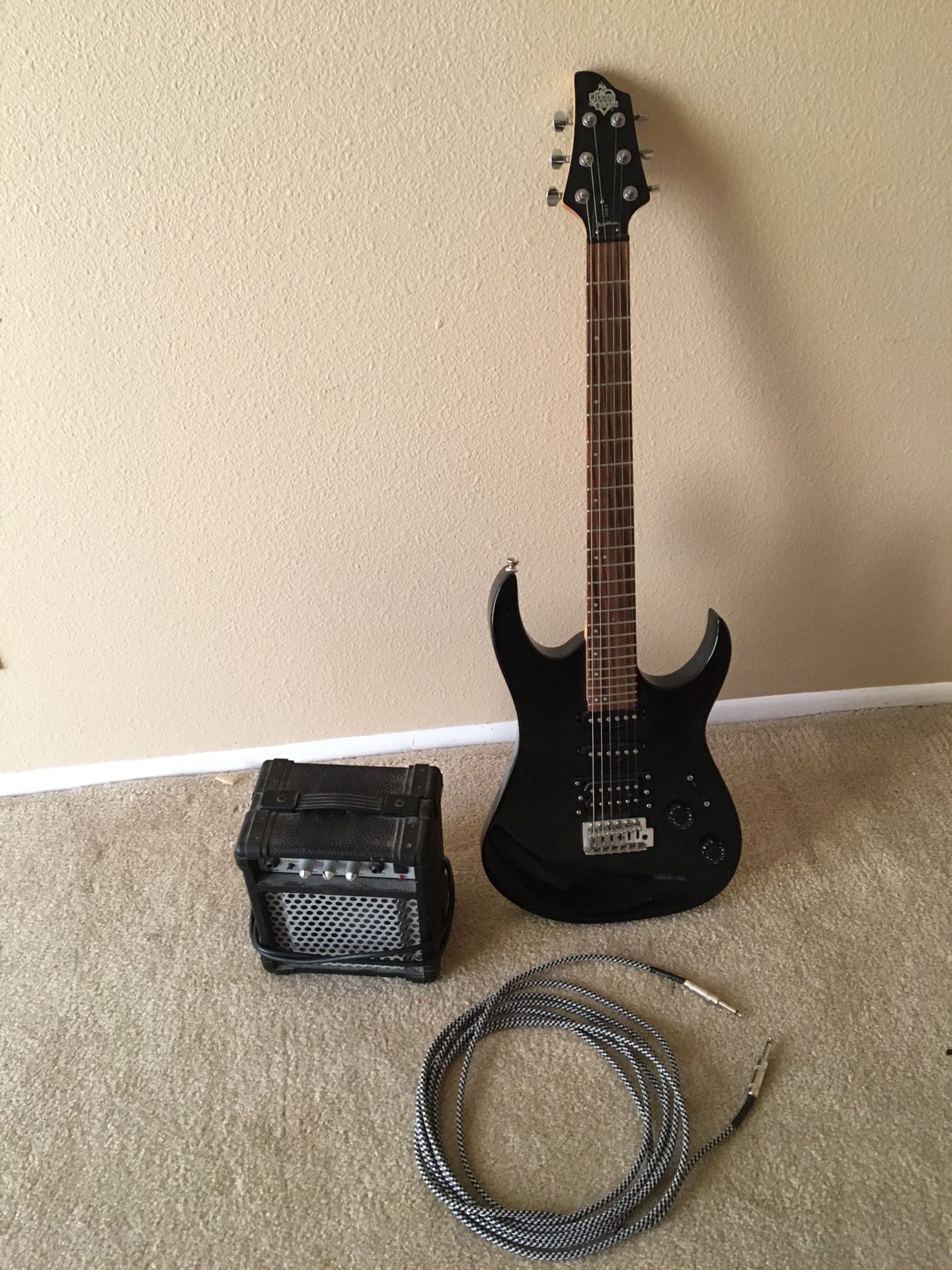 Guitar and amp