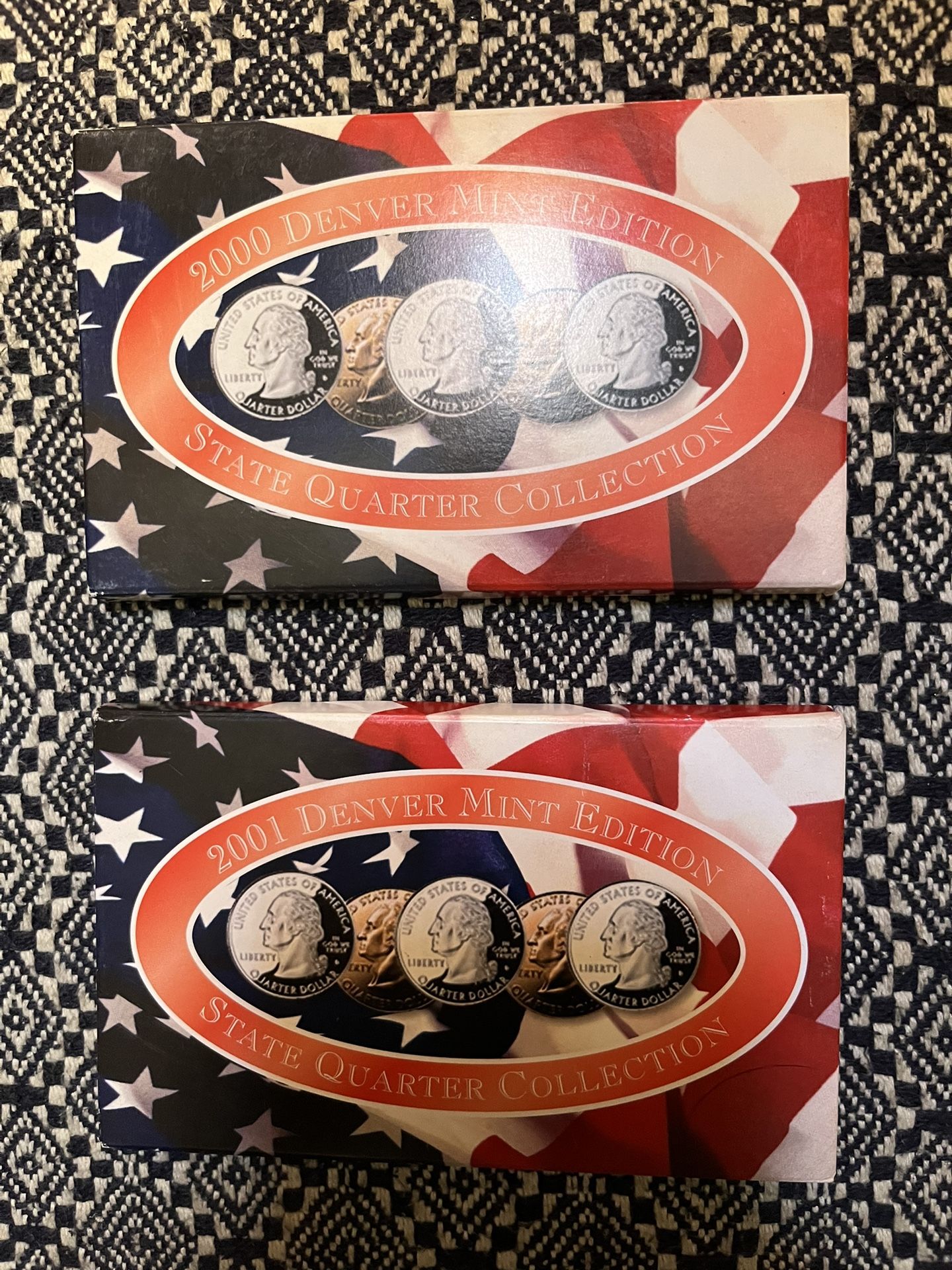 2000-2001 denver mint edition state quarters collection