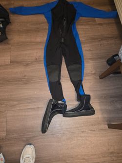 scuba suit with shoes