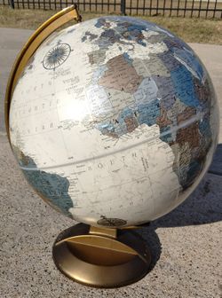 Replogle 12 in Diameter Globe Platinum Classic Series Desktop Plastic Base