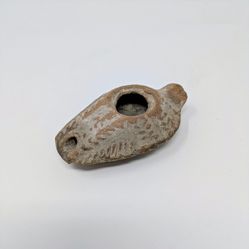 Ancient Byzantine Terracotta Oil Lamp (c. 4th Century CE)