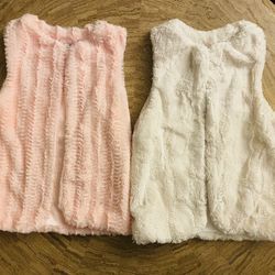 Set Of 2 Girl’s Vests - Size M 10-12 Years
