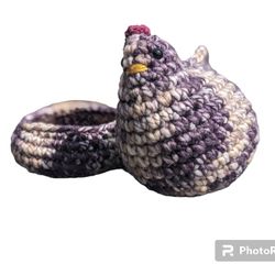 Crochet Chicken With Or Without Matching Small Bowl
