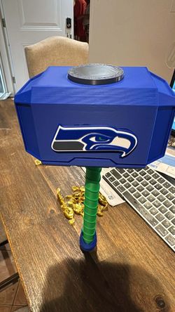 Seattle Seahawks 3D Printed Thor Hammer
