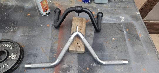 cable weightlifting attachments (cash only)