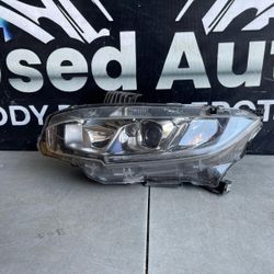 Honda Civic Left Driver Headlight Oem